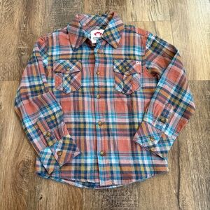 Appaman boys country flannel button shirt 7